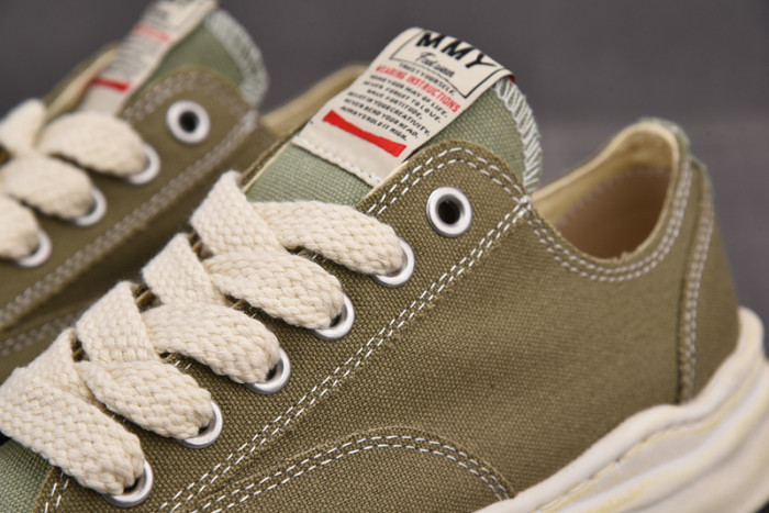 maison mihara yasuhiro canvas sneakers
