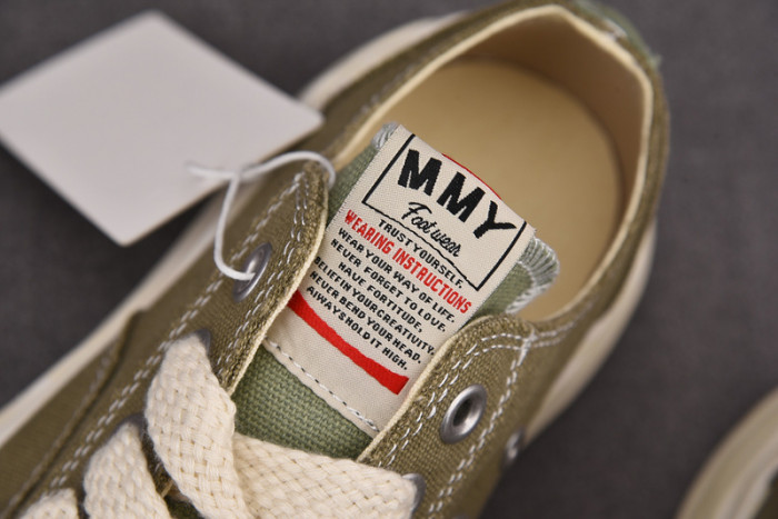 maison mihara yasuhiro canvas sneakers