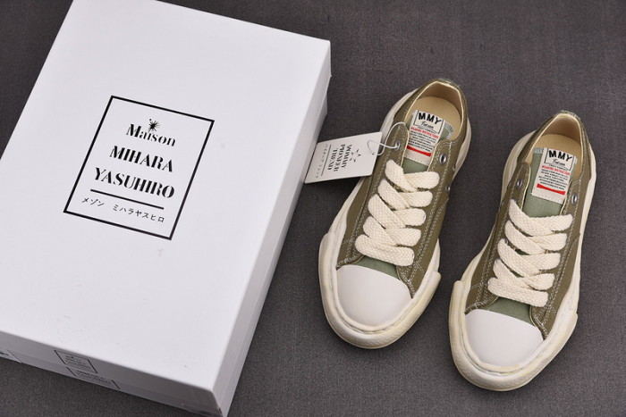 maison mihara yasuhiro canvas sneakers
