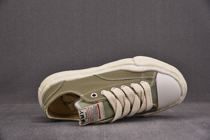 maison mihara yasuhiro canvas sneakers