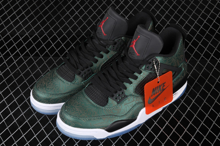air jordan 4 retro laker green aj4-1043515