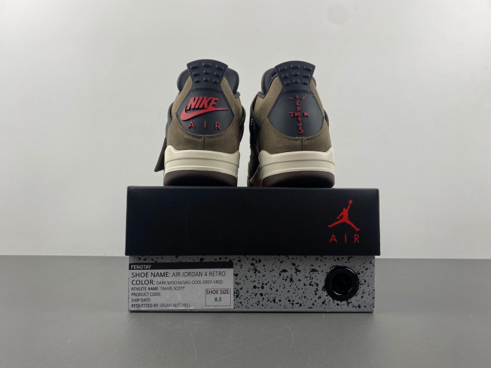 travis scott x air jordan 4 retro brown