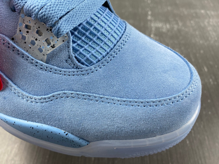 air jordan 4 retro "ncaa pe - unc" aj4 904284