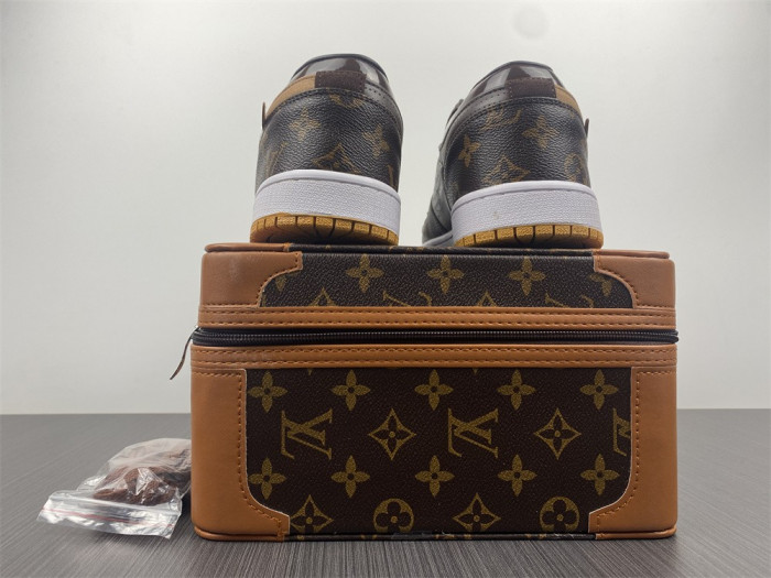 l*v x of x air jordan 1 customs aq0818-201