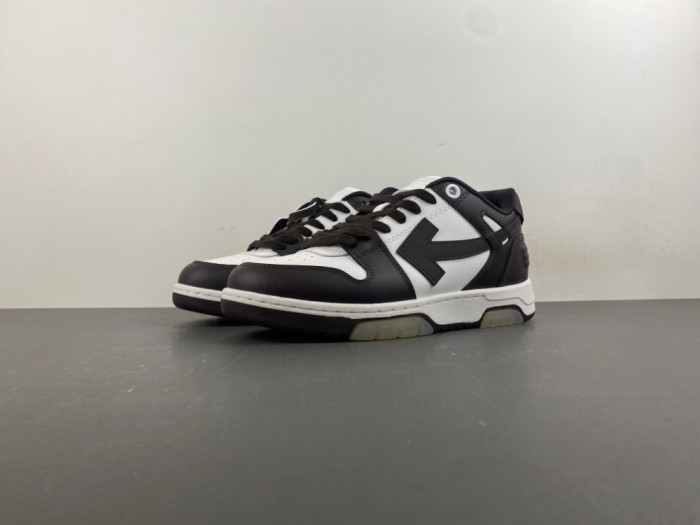 OF-WHITE Out Of Office LOW-TOP SNEAKERS（brown）