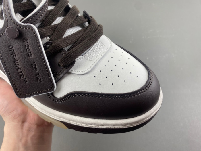 OF-WHITE Out Of Office LOW-TOP SNEAKERS（brown）