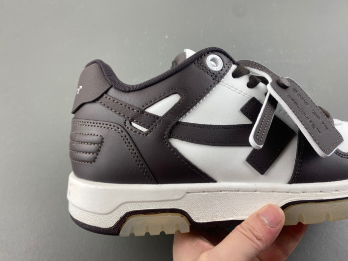 OF-WHITE Out Of Office LOW-TOP SNEAKERS（brown）