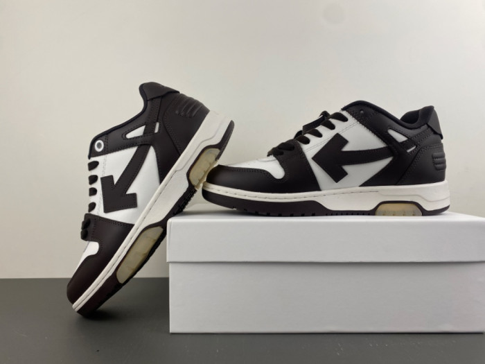 OF-WHITE Out Of Office LOW-TOP SNEAKERS（brown）