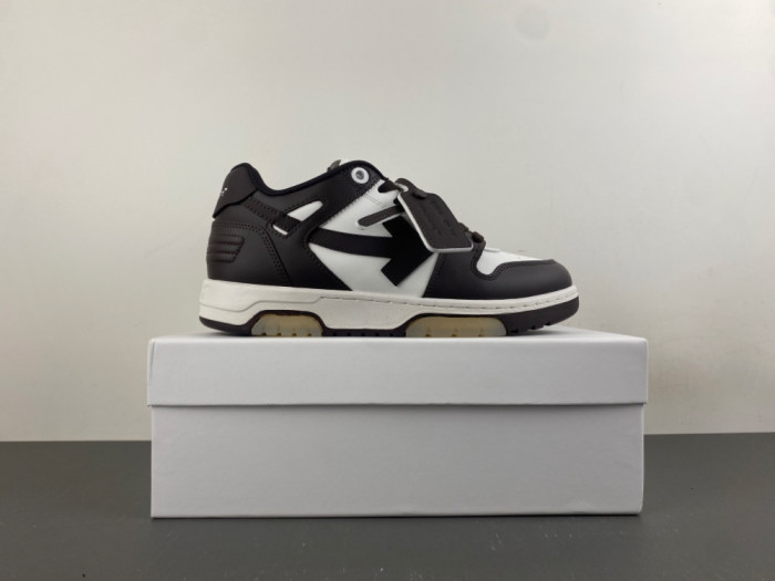 OF-WHITE Out Of Office LOW-TOP SNEAKERS（brown）