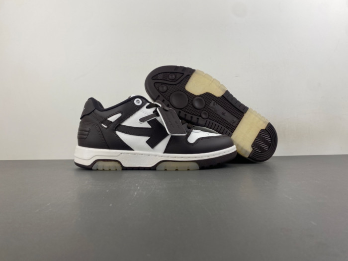 OF-WHITE Out Of Office LOW-TOP SNEAKERS（brown）