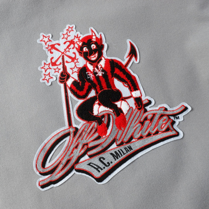 0ff white varsity jacket
