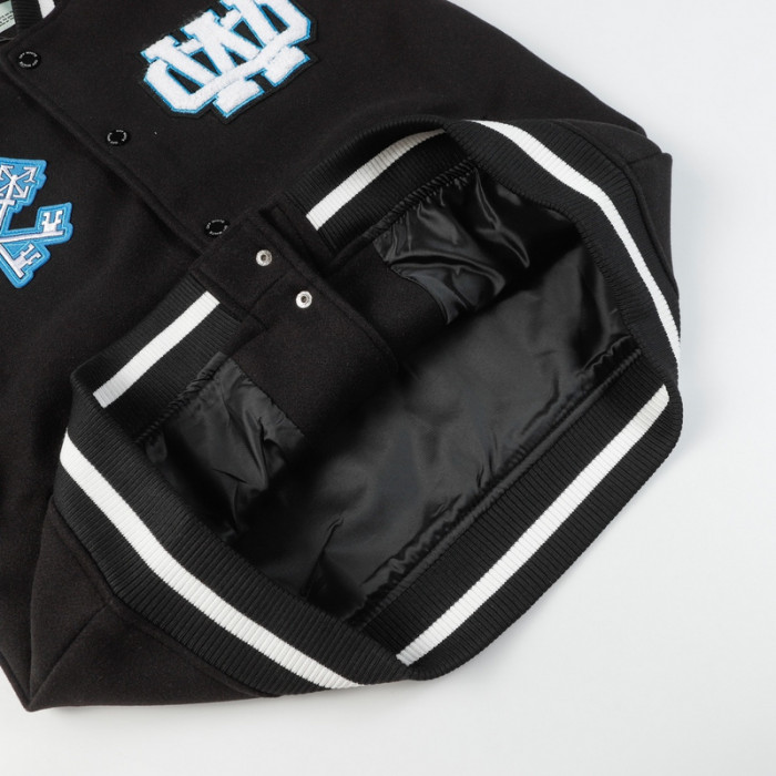 0ff white varsity jacket