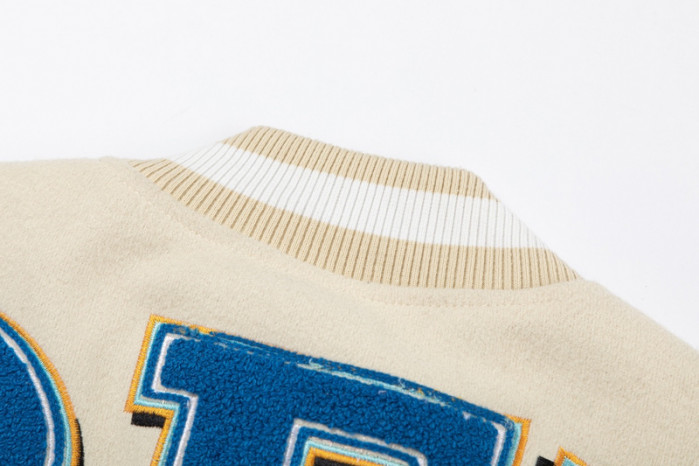 0ff white varsity jacket