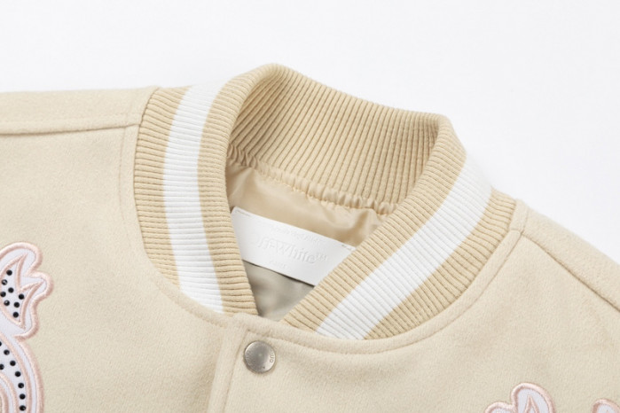 0ff white varsity jacket