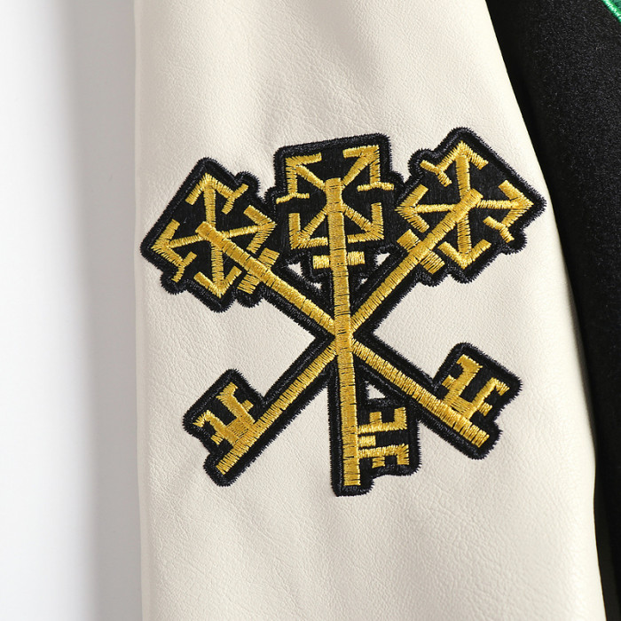 0ff white varsity jacket