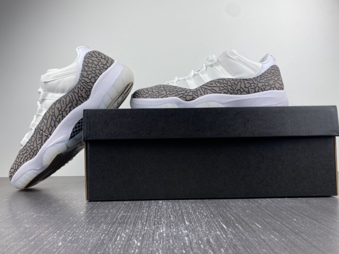 air jordan 11 low "cement grey" av2187-140.