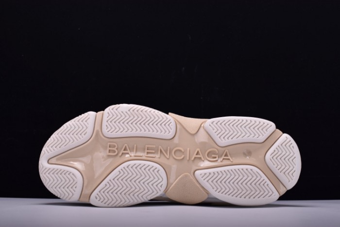 balen 17fw triple s“cream” 490671-w06f1-9000