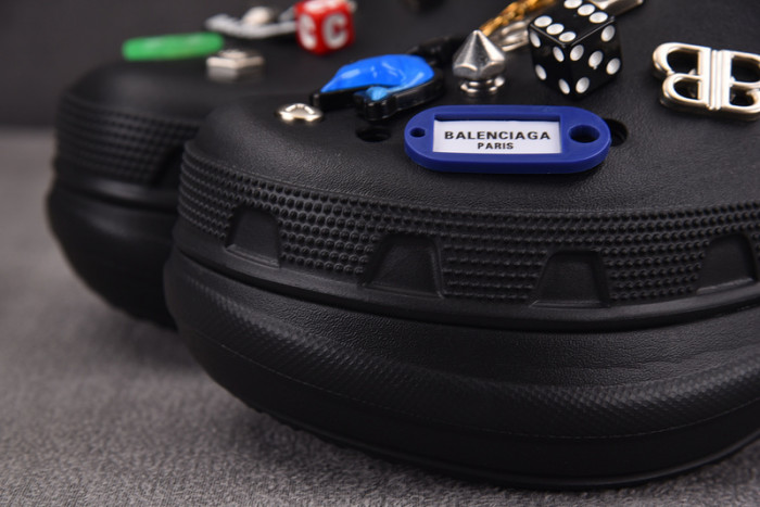 balenciaga jibbitz charm Cr*0*s mules