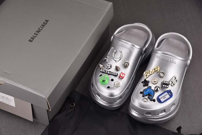 balenciaga jibbitz charm Cr*0*s mules