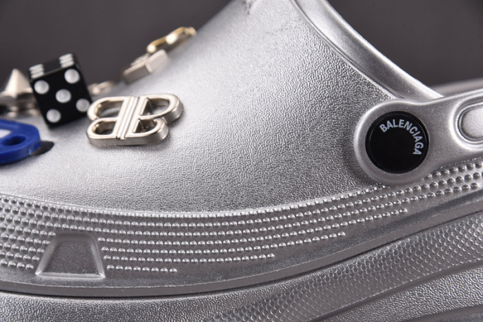 balenciaga jibbitz charm Cr*0*s mules