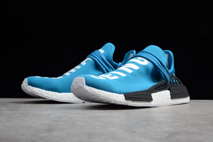 a*d*das nmd hu pharrell human being sharp blue bb0618