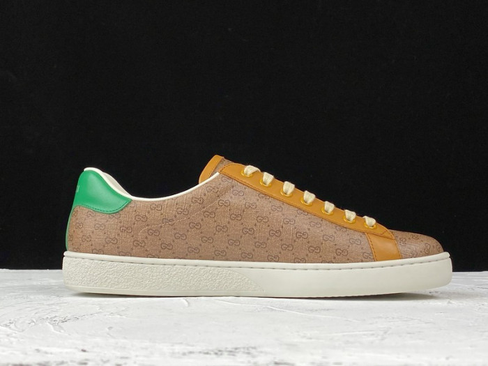 gu ace embroidered low-top sneaker