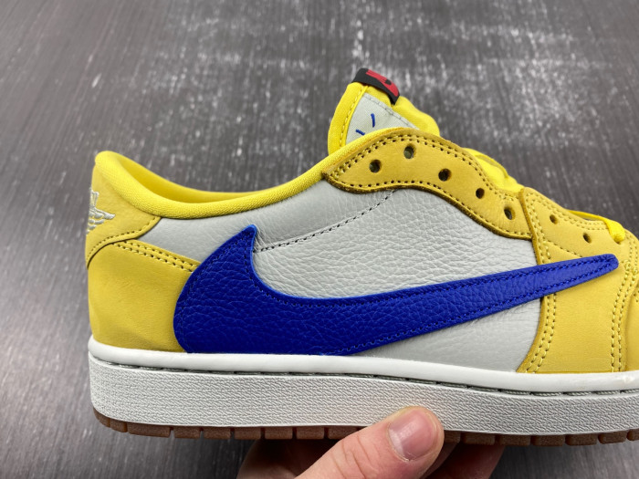 travis scott air jordan 1 low og canary dz4137-700