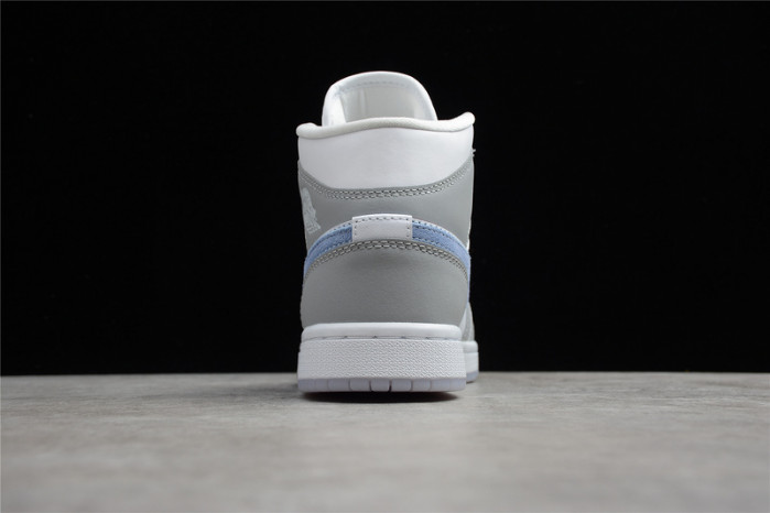 air jordan 1 mid wolf grey aluminum (w) bq6472-105