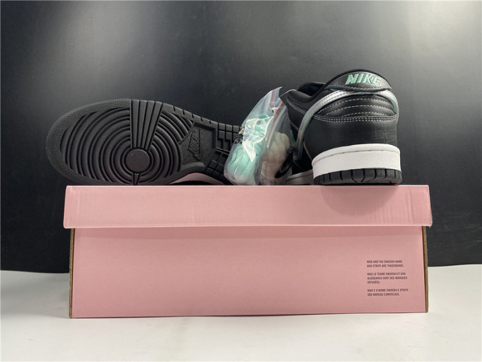 nike sb dunk low diamond S*pply co black diamond bv1310-001