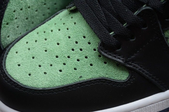 air jordan 1 retro high zoom black green ck6637-002