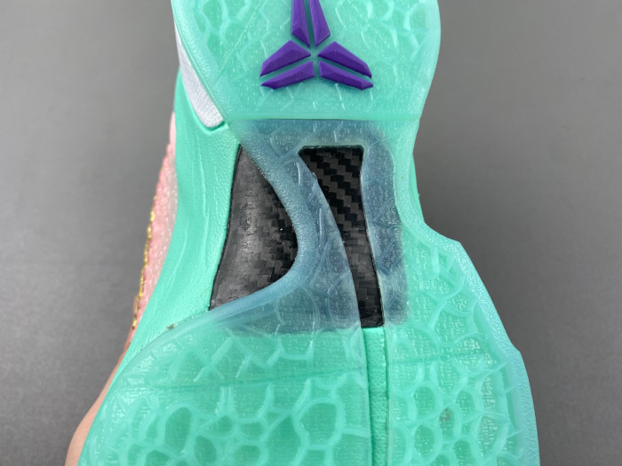 nike zoom kobe 6 pink green cm2190-201