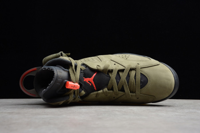 air jordan 6 travis scott medium olive cn1084-200