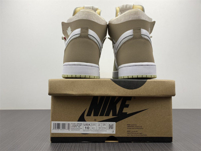 air jordan 1 high zoom air cmft olive aura (w) ct0979-102