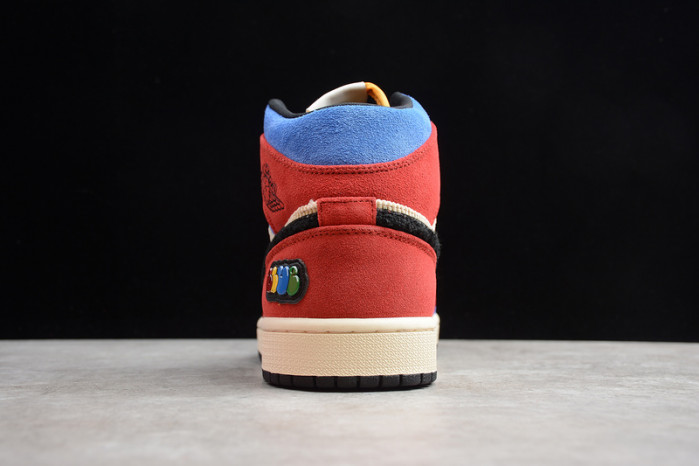 air jordan 1 mid se fearless blue the great cu2805-100
