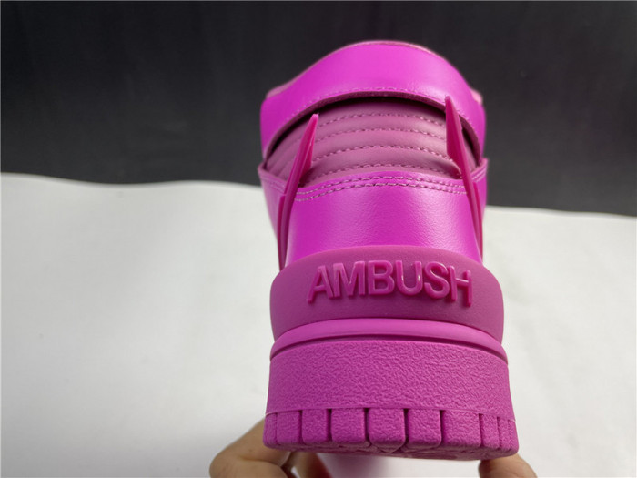 nike dunk high ambush active fuchsia cu7544-600