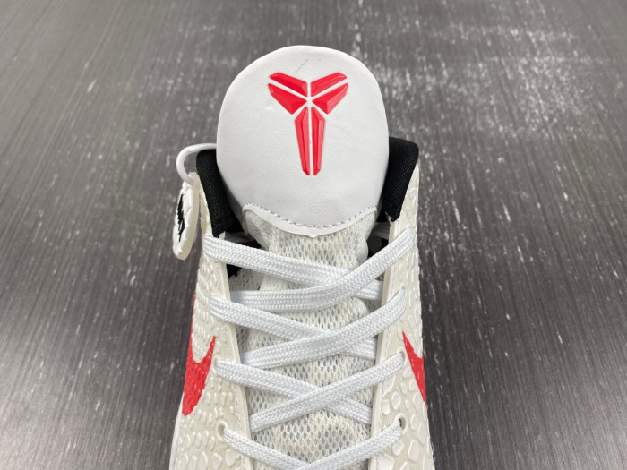 nike zoom kobe 6 red/ white cw2190-400