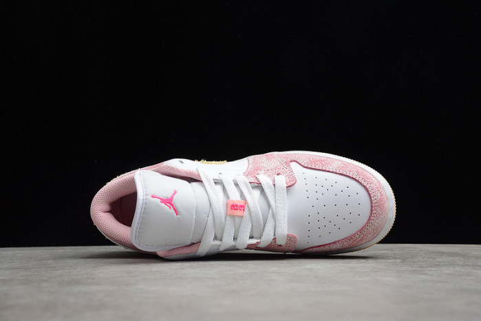 air jordan 1 low paint drip (gs) - cw7104-601