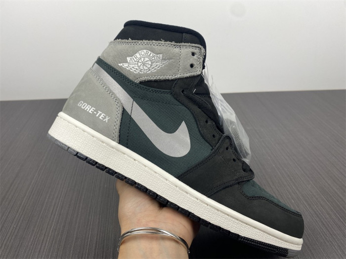 air jordan 1 retro high element gore-tex black particle grey db2889-001