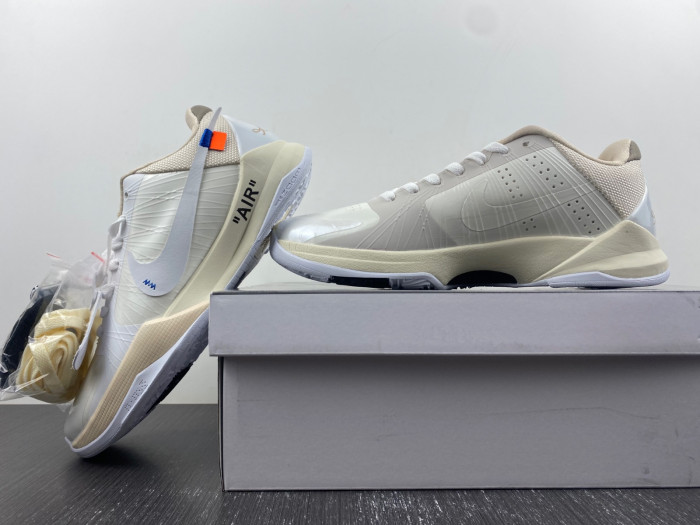 nike kobe 5 protro undefeated rice white db4796-101