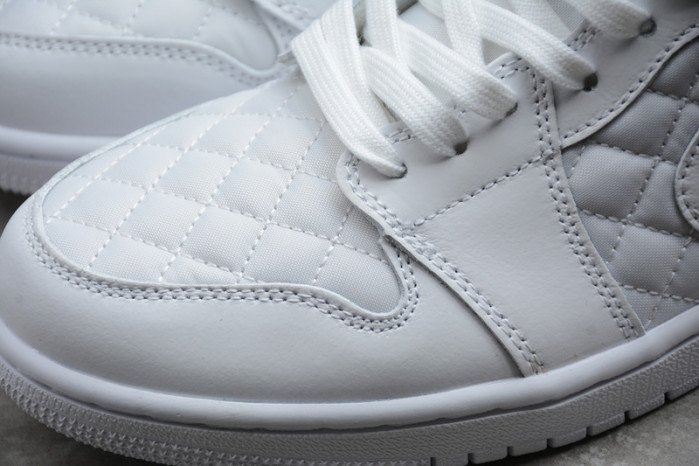 air jordan 1 mid quilted white (w) db6078-100