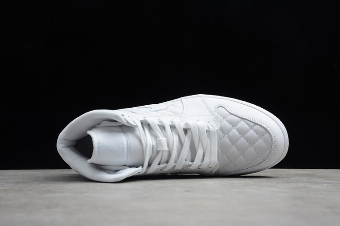 air jordan 1 mid quilted white (w) db6078-100