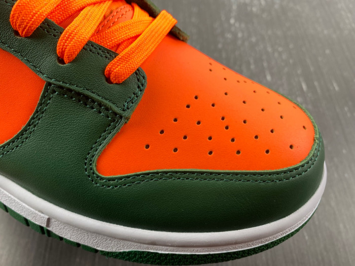 nike dunk low “miami hurricanes” dd1391-300
