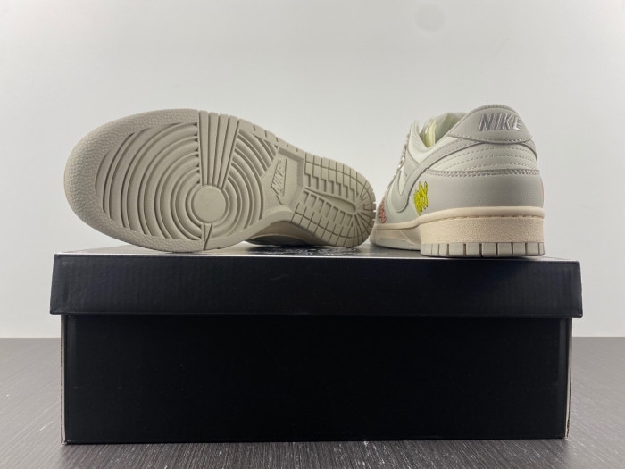 nike dunk low chrome hearts dd1503-107.