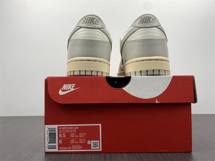 nike dunk low sail light bone (w) dd1503-107