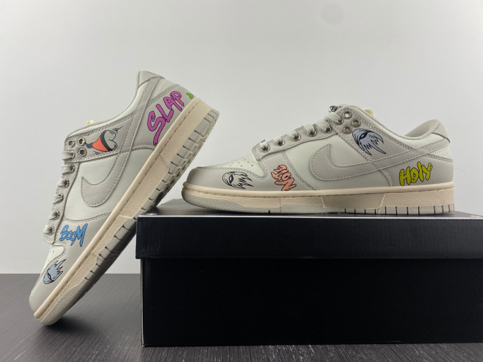 nike dunk low chrome hearts dd1503-107.