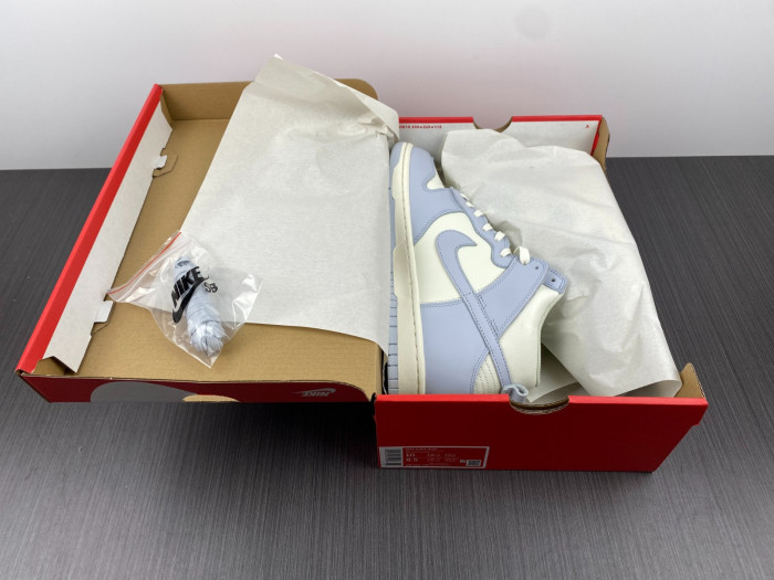 nike dunk high sail football grey (w) dd1869-102