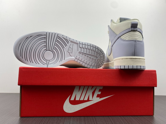 nike dunk high sail football grey (w) dd1869-102