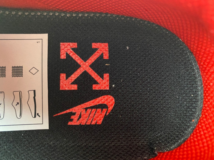 Off-White x Nike Air Force 1 Low Red DD1876-600