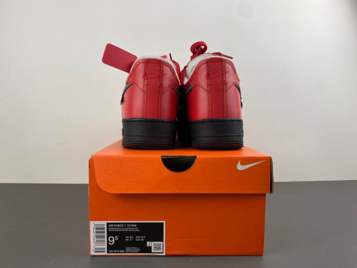 Off-White x Nike Air Force 1 Low Red DD1876-600