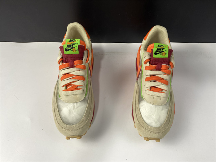 nike ldwaffle clot sacai net orange blaze dh1347-100